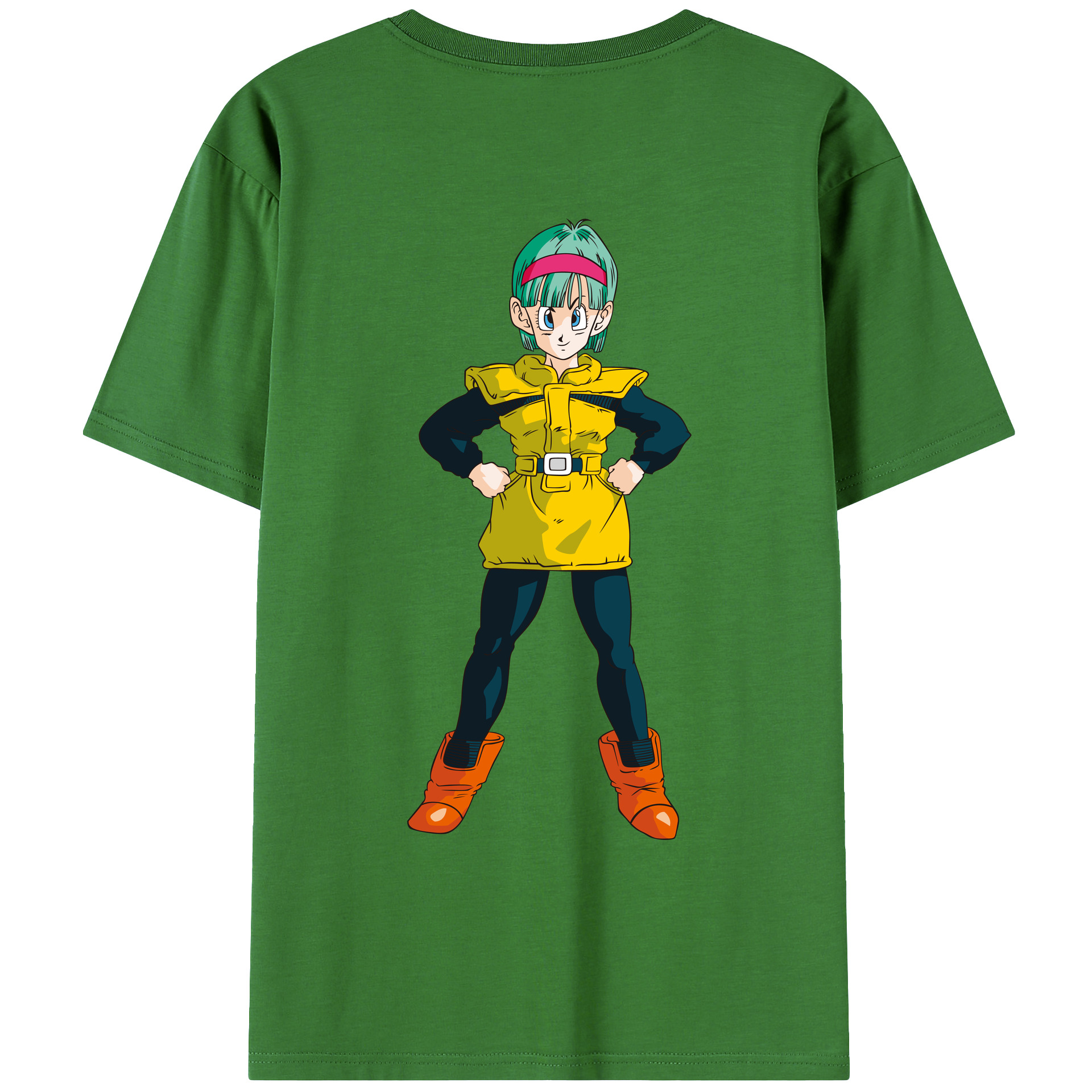 （画像用） ドラゴンボール ブルマ DRAGON BALL Bulma レディース半袖Tシャツ(バックプリント)